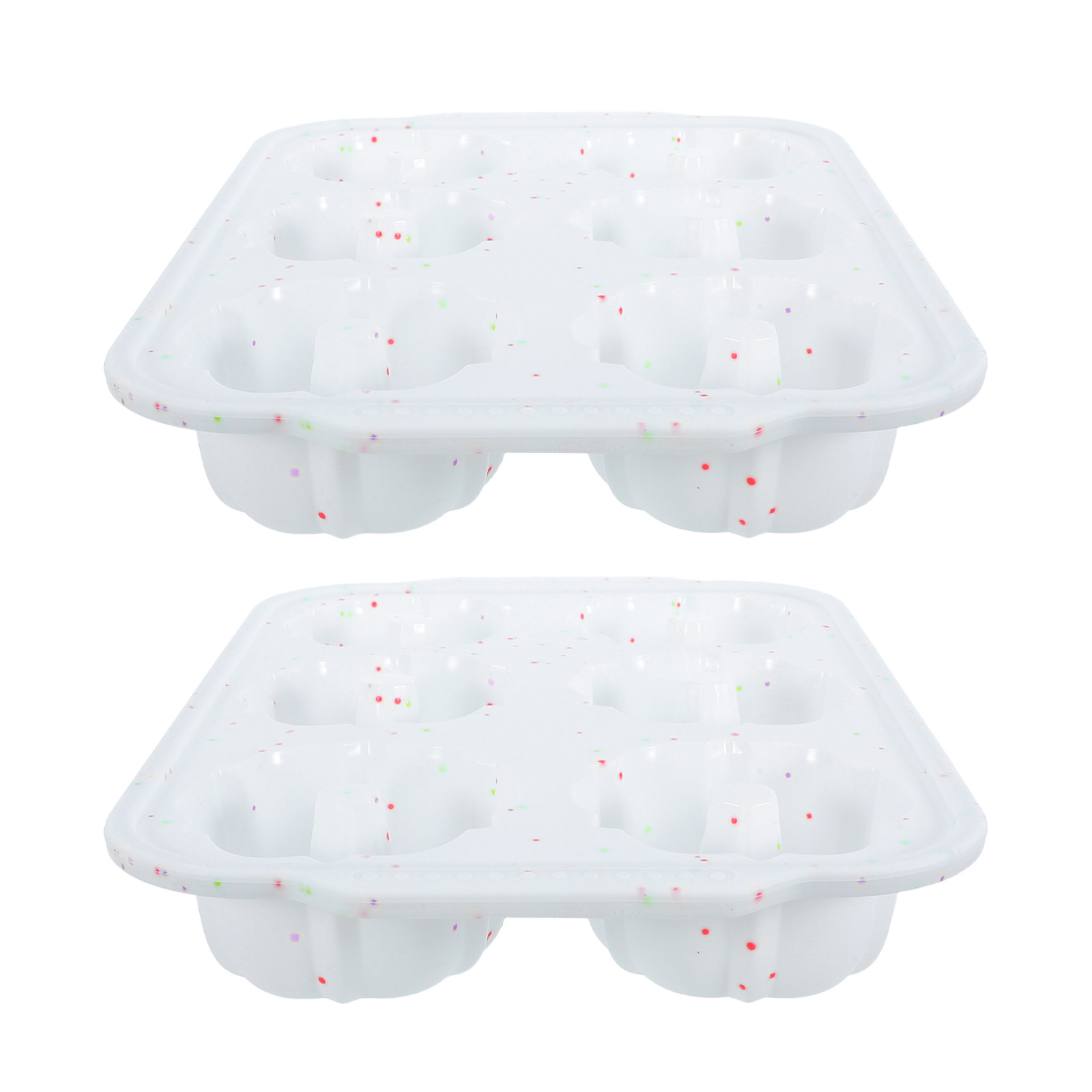 Donut Mold Silicone - 2개입 실리콘 베이킹 몰드, 금속 코어가