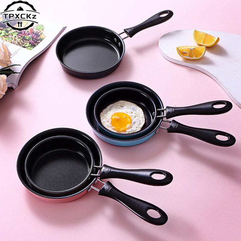 Egg Waffle Pan - 스테인레스 스틸 미니 프라이팬, 스틱 방지