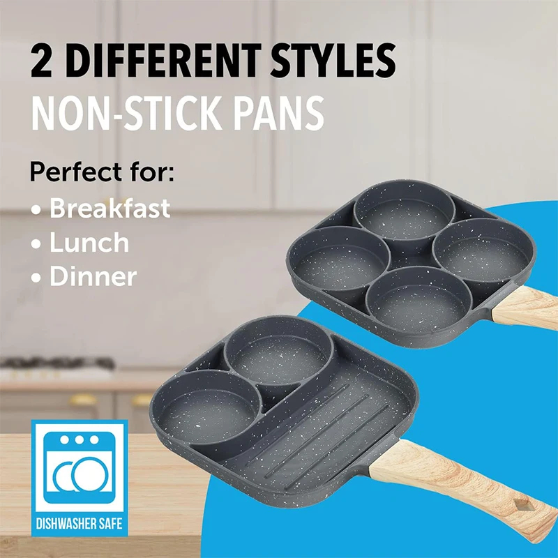 팬케이크 계란 프라이팬 4구 오믈렛 수란 프라이팬 아침 - Egg Waffle Pan 리뷰 및 가격