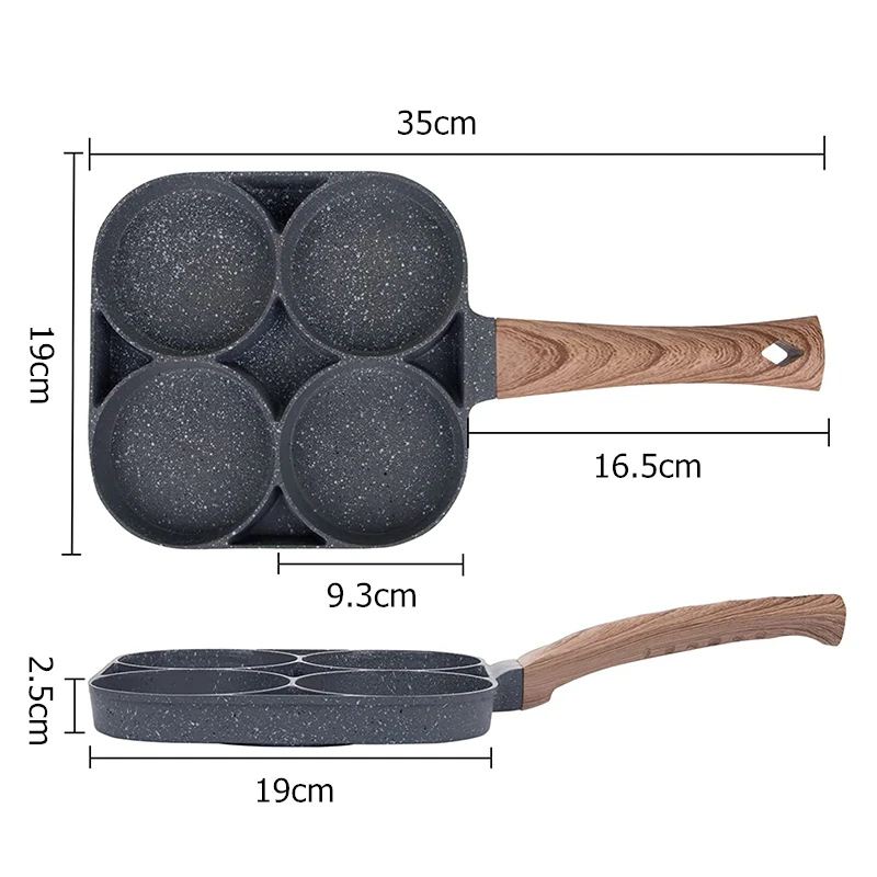 팬케이크 계란 프라이팬 4구 오믈렛 수란 프라이팬 아침 - Egg Waffle Pan 리뷰 및 가격