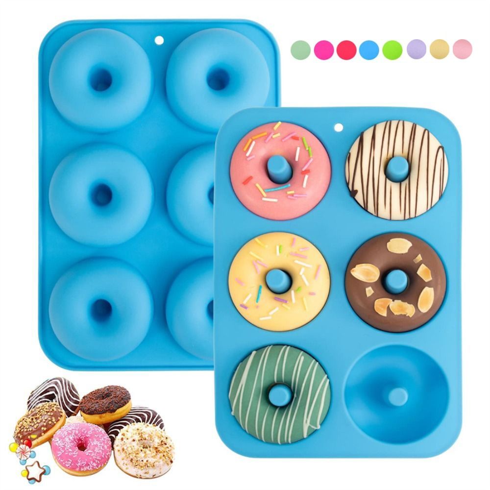 새로운 실리콘 도넛 몰드 고온 방지 논스틱 베이킹 팬  - Donut Mold Silicone 리뷰 및 가격