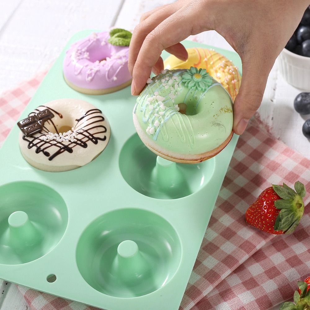 새로운 실리콘 도넛 몰드 고온 방지 논스틱 베이킹 팬  - Donut Mold Silicone 리뷰 및 가격