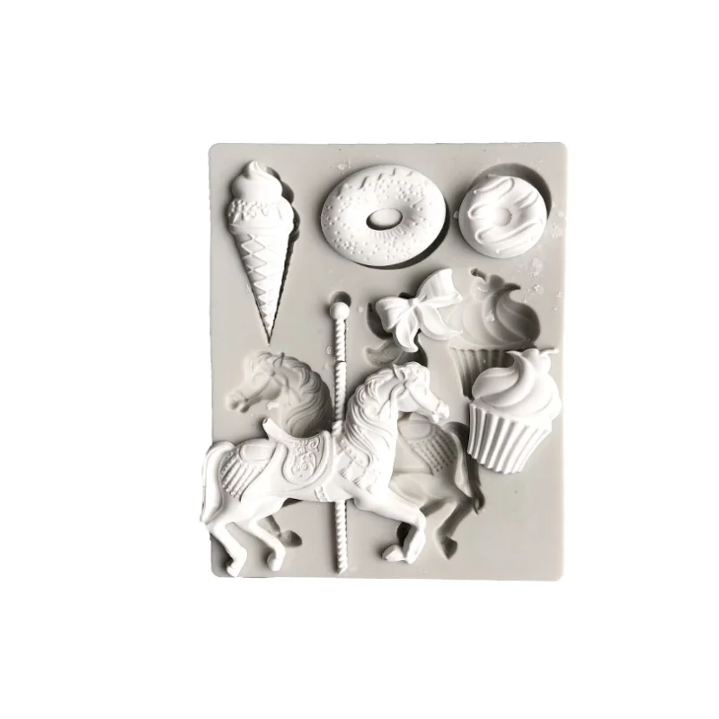 트로이 목마 아이스크림 도넛 실리콘 금형 캔디 케이크  - Donut Mold Silicone 리뷰 및 가격