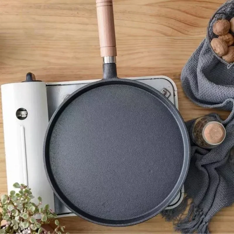 26cm 주철 프라이팬 코팅되지 않은 붙지 않는 계란  - Mini Pancake Griddle 리뷰 및 가격
