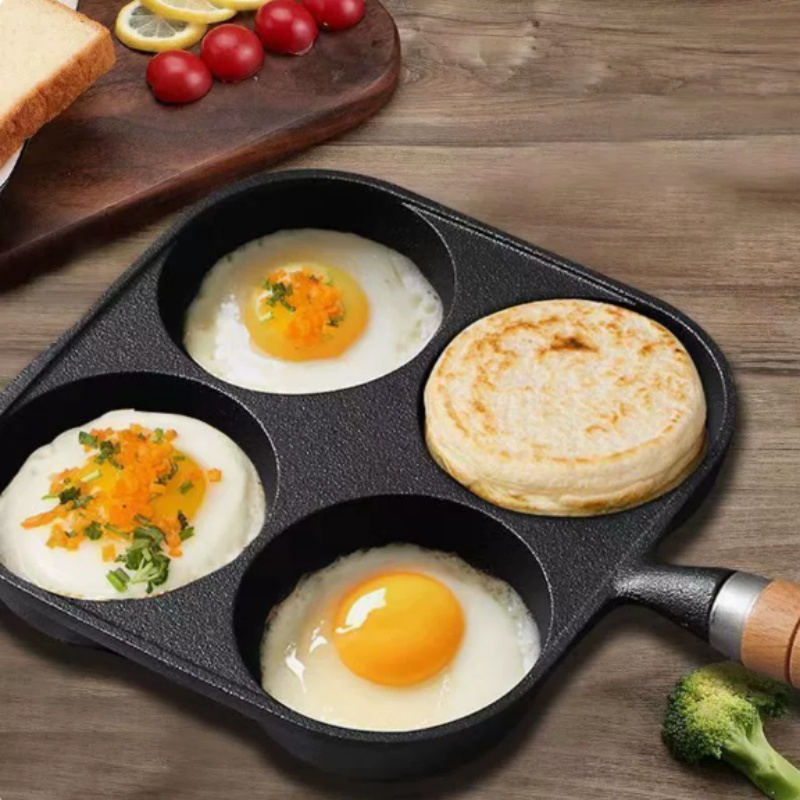저스틴라우 2/4홀 주철 오믈렛 팬 가정용 논스틱 평평 - Egg Waffle Pan 리뷰 및 가격