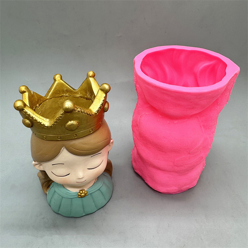 실리콘 몰드 동화 속 공주 화분 DIY 석고 레진 시멘 - Potsticker Mold 리뷰 및 가격